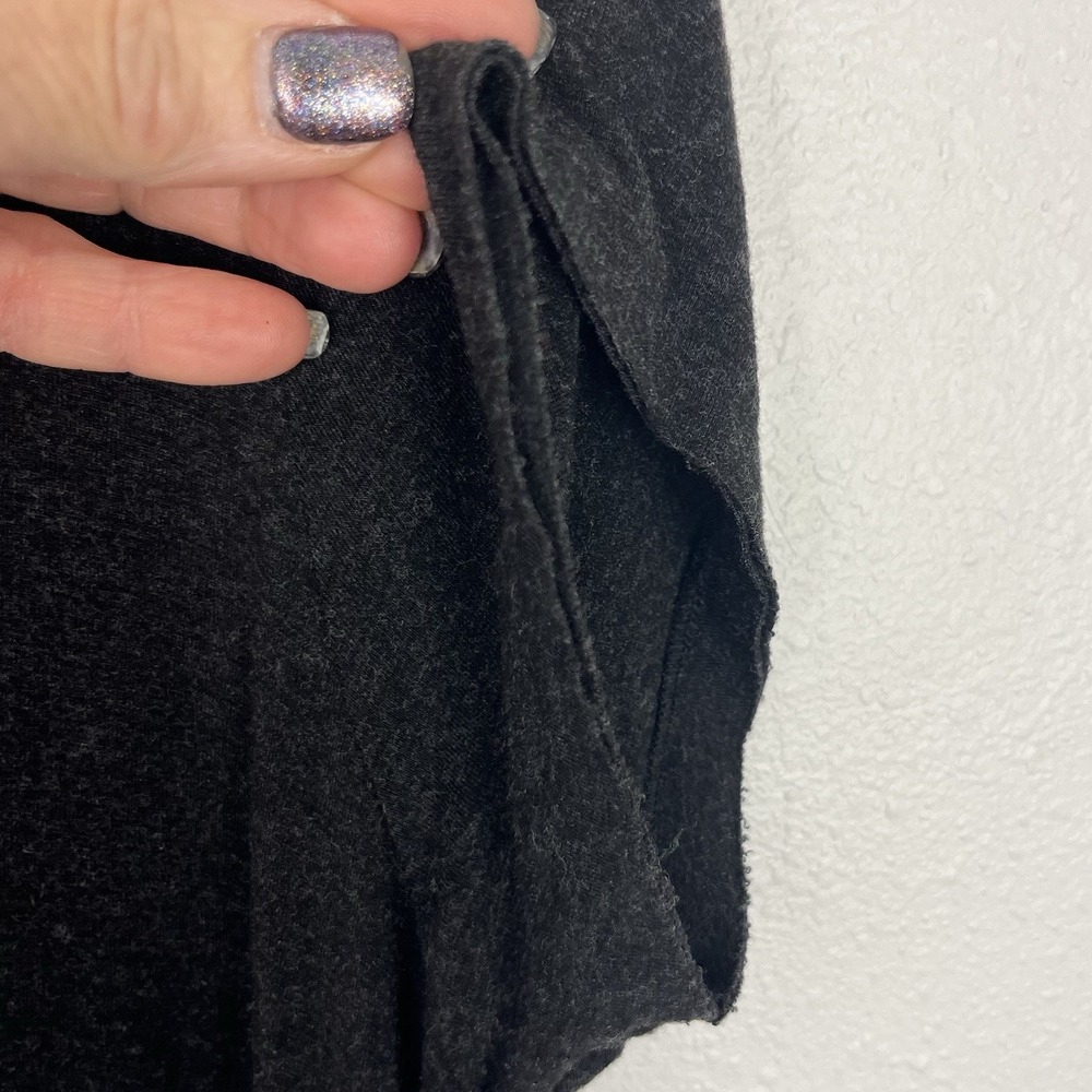 Eileen Fisher Gray Maxi T-Shirt Dress - Picture 3 of 8
